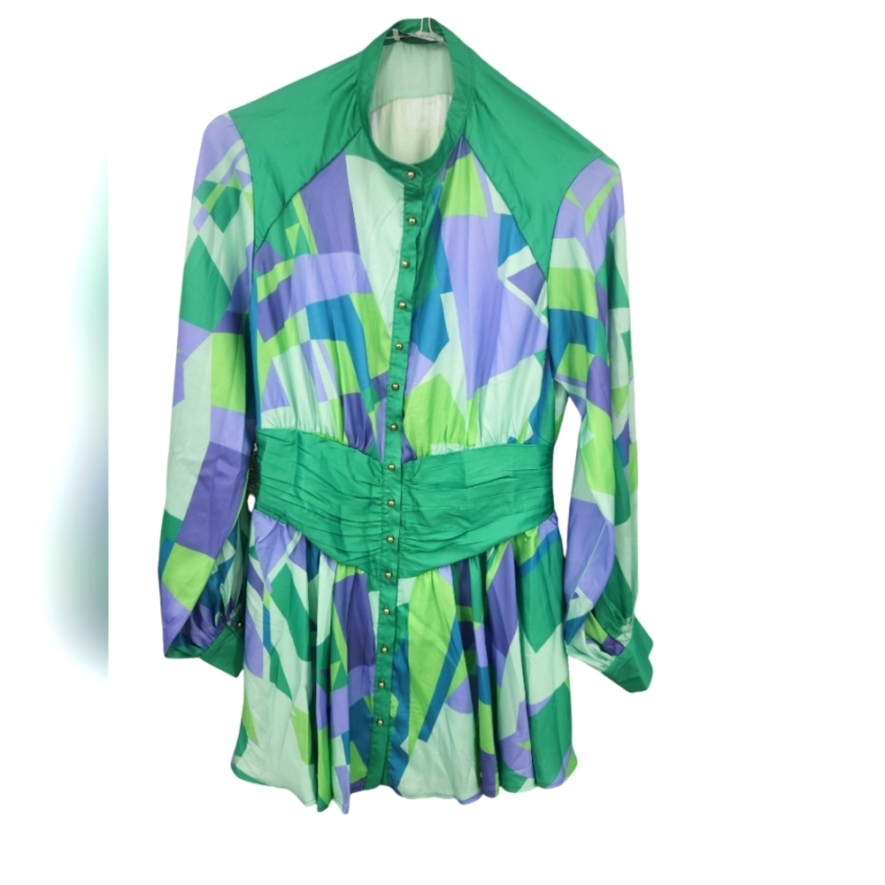All About May Geometric‎ Print Dress 10
